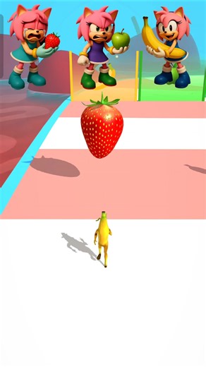 HELP ! AMY ROSE 🔥 CRYING FOR FRUITS 🤯 NEXT LEVEL 🤯#shorts #gaming #games #amyrose