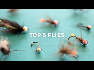 Top 5 Desert Island Trout Flies For Rivers // My picks for fly fishing & euro nymphing