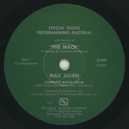 Max Julien - Interview For The Mack