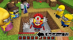 HOW THE MINIONS SAVED THE SPIDER MINION.EXE in Minecraft – Gameplay Movie traps