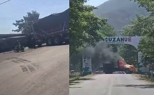 VIDEO: Reportan balaceras y vehículos incendiados en Colima por presunto levantón
