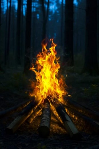Realistic Fire Blend on Wood in Photoshop 🔥 | Texture & Lighting Tutorial #shorts