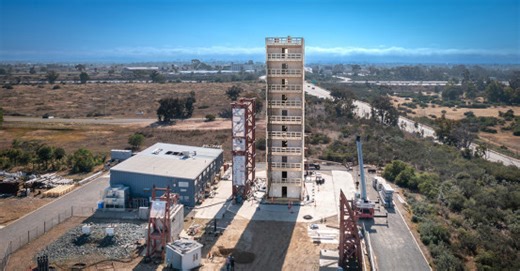 Shaking the Tallest Steel-framed Building Ever to be Built on an Earthquake Simulator