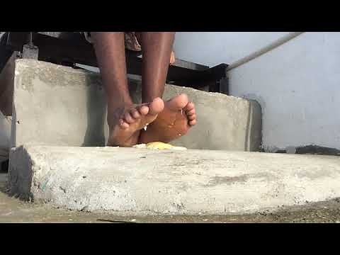 Black Male Feet Crush