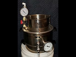 Maple Syrup Vacuum Filter and Steam Heat Bottler