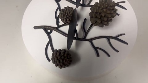 Wrought Iron Pine Cone Wall Sconces - Etsy