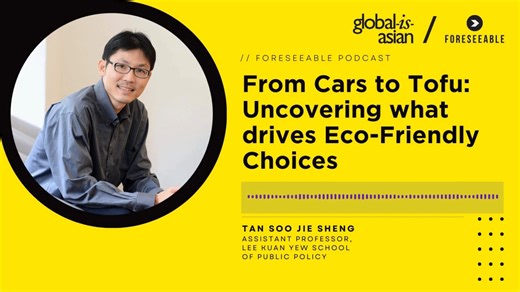 In the latest episode of the Foreseeable Podcast, LKYSPP's Assistant Professor Tan Soo Jie Sheng shares insights from his research on using cost-benefit analyses to tackle pressing environmental challenges. A specialist in micro econometrics and economic modelling, Dr Tan discusses how data-driven approaches can reveal opportunities for demand-side mitigation, paving the way for more impactful environmental policies. Tune in to hear how his work bridges the gap between research and real-world so