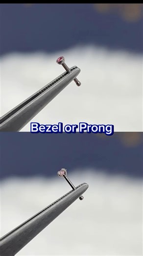 Bodyjewelry.com on Instagram: "Bezel or prong — which nose stud suits your style best? If you’re choosing a nose bone stud and wondering about the setting, here’s what to know: A bezel setting wraps the gem in a smooth metal border, giving it a sleek, secure, and low-profile look — perfect if you want something elegant and easy to wear every day. A prong setting, on the other hand, holds the gem with tiny metal arms, letting in more light for extra sparkle. It’s ideal if you love a little flash 