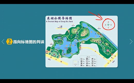 五分钟教你辨识方向、普通地图、指向标地图、经纬网地图、野外定向（5分）