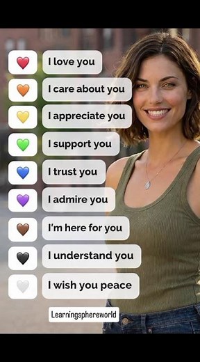 Emoji Heart Meanings in English 💬✨