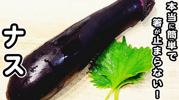 ナスと大葉で作るやみつきナムルレシピ