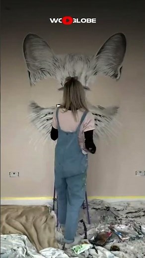 Wall Art Tutorial: Create a Stunning Cat Mural with Mirrors || WooGlobe