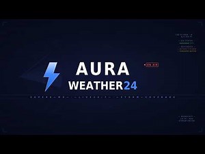 LIVE US Weather Radar & Alerts + ambient sleep music— Aura Weather 24