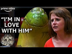Anne Edmonds' Dinosaur Boyfriend | Last One Laughing Australia | Prime Video