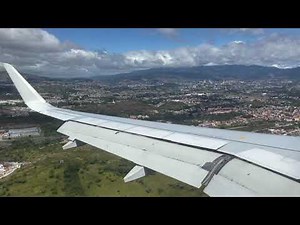 Airbus A319 Approach and Landing in Tegucigalpa Toncontin Int'l (TGU/MHTG) - American Airlines 961