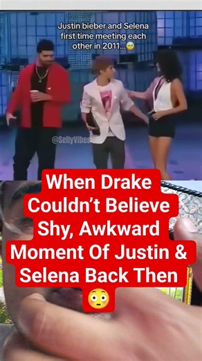 Why Fans Think Drake Was Shocked by Justin & Selena’s Shy Moment Back Then 😳