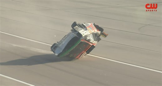 NASCAR Driver Flips in Wild Kansas Speedway Crash