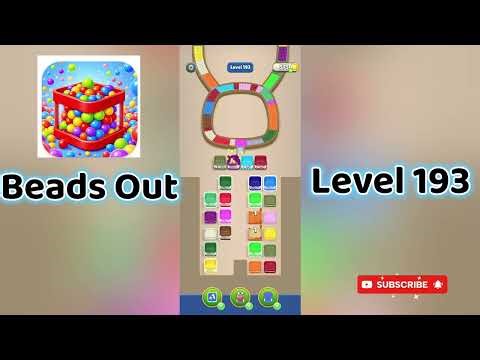 🎮 Beads Out Level 193 Walkthrough 🧩 | Tricky Bead Puzzle Solution | Mini Boss