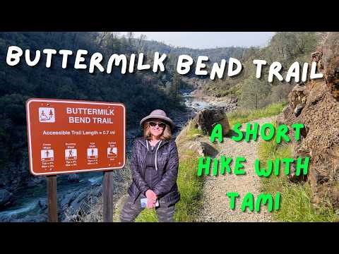 Buttermilk Bend Trail Hike | Clear River, Waterfalls & Plant-Based Trail Meals