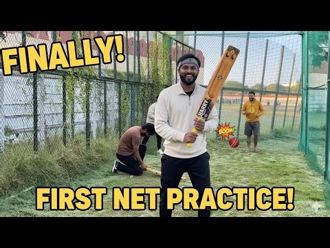 क्रिकेट नेट प्रैक्टिस का पहला दिन! | My First Day In Cricket Nets (Full Experience)