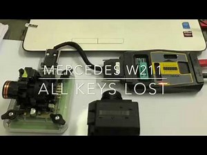 Mercedes Benz W211 all key lost program by Vvdi Prog + Vvdi EZS Adapter and Vvdi MB BGA Tool