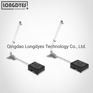 [Hot Item] Curved Upright Corrugated Metal Roof Fall Protection Freestanding Guardrail