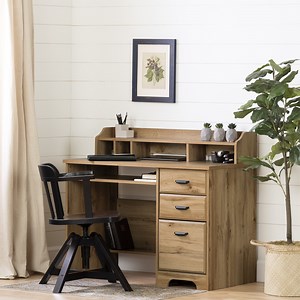 South Shore Versa, Traditional Desk, Medium Desk Brown