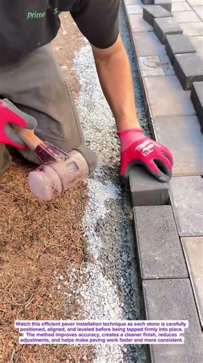 Satisfying Paver Installation Trick That Makes Every Stone Fit Perfectly