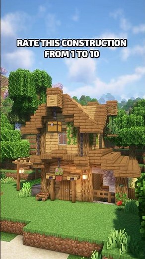 Cozy Starter House in Minecraft🏡| Easy Survival & Creative Build #minecraft #minecraftbuild #shorts