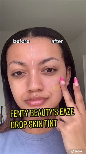 Incredible Transformation with Fenty Beauty's Eaze Drop Skin Tint