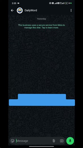 Start your day with God’s Word, quietly and personally — right on WhatsApp. DailyWord delivers daily Bible readings, reflections, and prayers straight to you, at your chosen time, in a private 1-to-1 chat. ✨ What you get: • Daily Scripture readings • Optional summaries & reflections • Delivered privately on WhatsApp • Your time. Your timezone. Your Bible version. • Pause or adjust anytime from your dashboard No apps to install. No noisy groups. Just the Word — daily. 🙏 How it works: 1️⃣ Try for