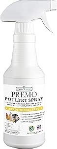 Premo Guard Poultry Spray - 32 oz - Kill Scaly Leg, Mites, Fleas, Lice, & Other Pest on Chickens and in Coops - Natural Plant Based Oils for Control, & Prevention - Family Safe with No Egg Withdrawl