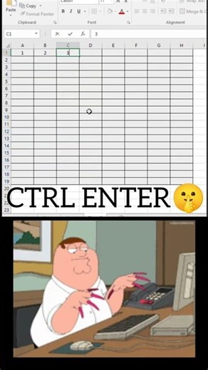 Excel Trick: ROW()COLUMN() Function Explained in 10 Seconds!#shorts #excel #youtubeshorts