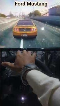 Ford Mustang car In #NFS Most Wanted with #Logitech G20 Gameplay