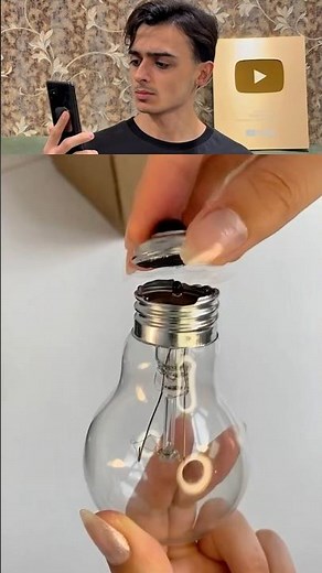 How to Make a Projector with a Light Bulb?🤯