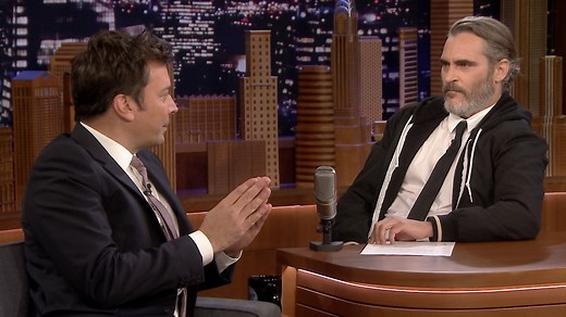 5.7M views · 10K reactions | Joaquin Phoenix confirms a little-known fact about what movie he’s seen more than any other in his life and then trades places with Jimmy. | The Tonight Show Starring Jimmy Fallon | Facebook
