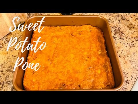 HOW TO MAKE A SWEET POTATO PONE/BREAD | Easy & Delicious!
