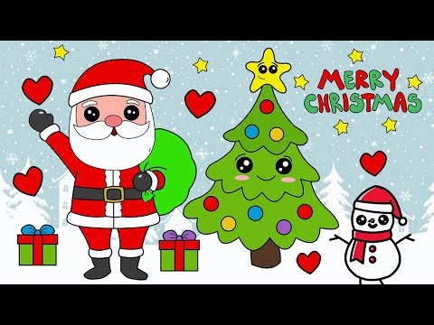 Christmas Drawing 🎄 | Easy Christmas Drawing Step by Step for Beginners & Kids