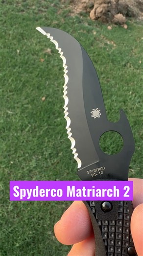 Spyderco Matriarch 2 #spydercoknives #edcgear #knifecommunity #knifeskills