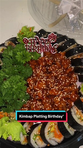 Kimbap Platting Birthday: Pesan Sekarang di Semarang