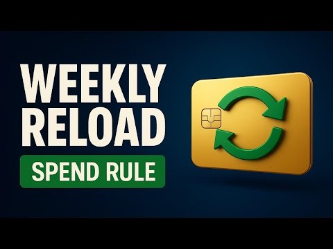 Weekly Spend Reload: The One Rule That Saves Months