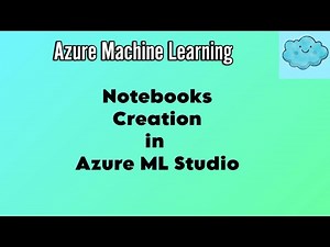 Create Notebook in Azure ML Studio | Add Csv and Modify in Notebooks | #azureml #notebooks #aiml