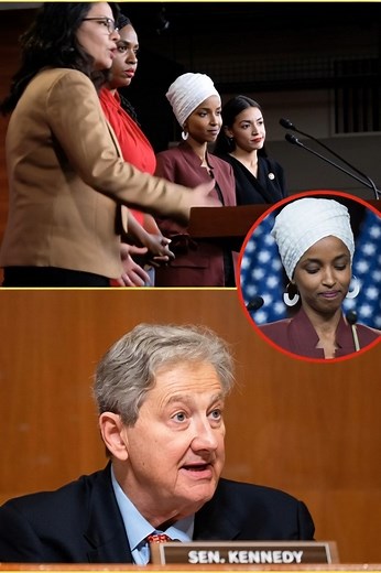 “THE 11-WORD BOMB: Read the Exact Moment Senator Kennedy Nuked ‘The Squad’ on the Floor—Ilhan Omar’s Face Went FURY-RED. The Senate budget debate was a guaranteed snooze until Senator John Kennedy seized the mic. What followed was a verbal controlled detonation. With just eleven ice-calm words, he launched a statement that instantly went viral: “”I’m tired of people who keep insulting America.”” He didn’t stop there. Kennedy then locked eyes with Ilhan Omar and unleashed a brutal challenge about