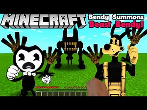Bendy Summons BEAST BENDY! (BATIM Minecraft | Mod Showcase)