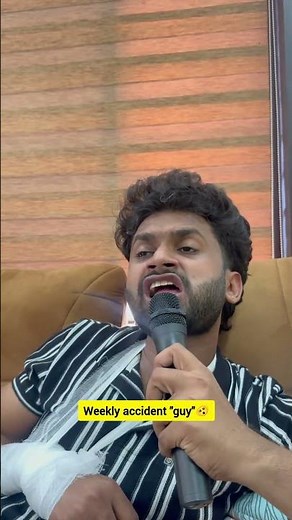 Weekly accident guy😌