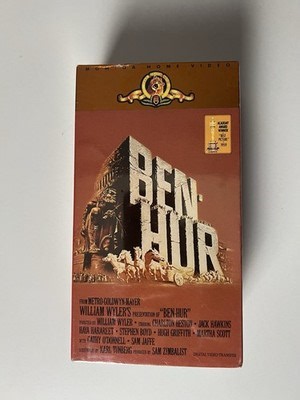Ben-Hur (1959) VHS Sealed NEW MGM/UA Home Video Charlton Heston Classic | eBay