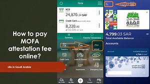 How to pay MOFA attestation fee online?