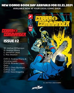 Today - Cobra Commander's story continues as he searches for a power greater than any the Earth has ever seen. At your local comic book shop today! #EnergonUniverse | Skybound Entertainment