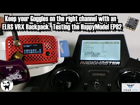 What's an ExpressLRS Backpack? Taking a look at the HappyModel EP82. Supplied by YourFPV