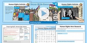 Citizenship UKS2 Respecting Rights Lesson 6: Human Rights Heroes Lesson Pack